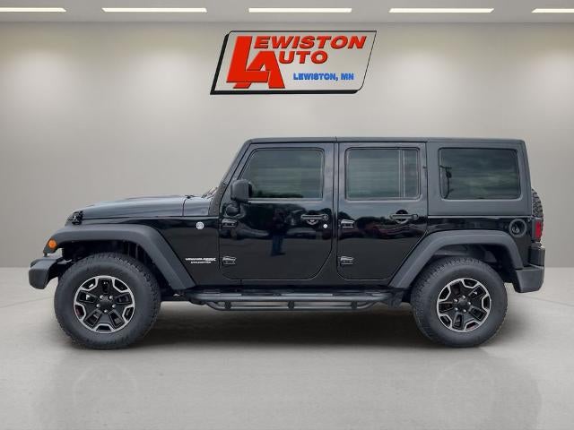 Used 2018 Jeep Wrangler JK Unlimited Sport with VIN 1C4BJWDG0JL831594 for sale in Lewiston, Minnesota