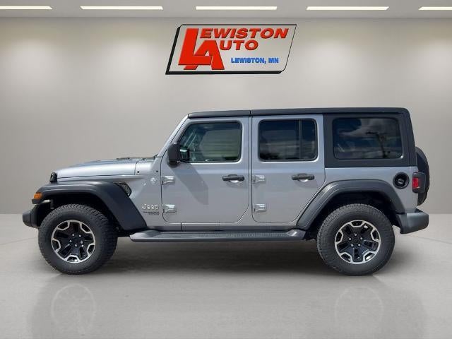 Used 2019 Jeep Wrangler Unlimited Sport S with VIN 1C4HJXDNXKW591968 for sale in Lewiston, Minnesota